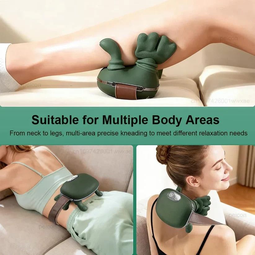 4D Shiatsu Neck and Back Massager with Heat Function