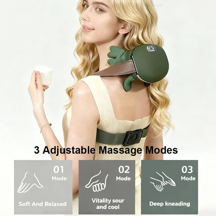 4D Shiatsu Neck and Back Massager with Heat Function