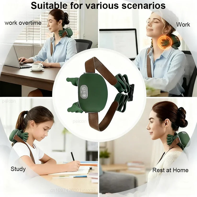 4D Shiatsu Neck and Back Massager with Heat Function