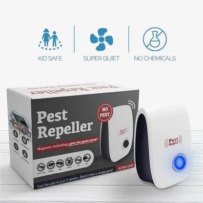Indoor Ultrasonic Pest Repeller with Fly Control Technology