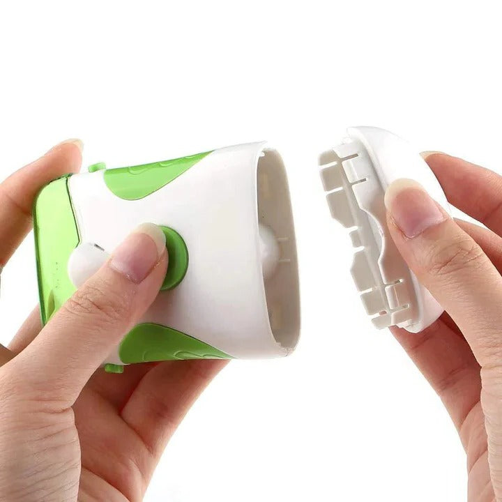 Rechargeable Nail Clipper with LED Light Trim and File in One Tool