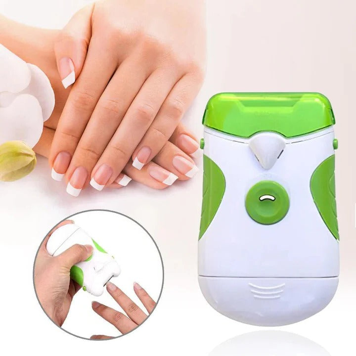 Rechargeable Nail Clipper with LED Light Trim and File in One Tool
