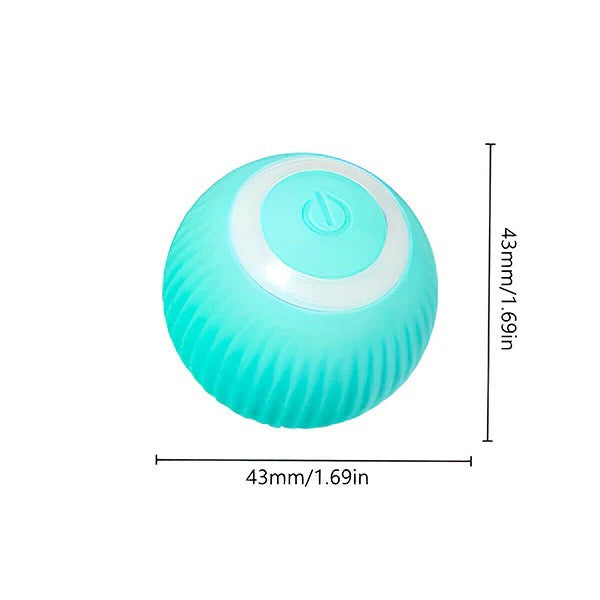 Rechargeable Automatic Rolling Interactive Ball Toy for Cats and Dogs