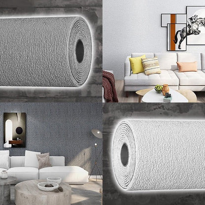 Peel and Stick Textured Wall Covering with Self Adhesive Backing