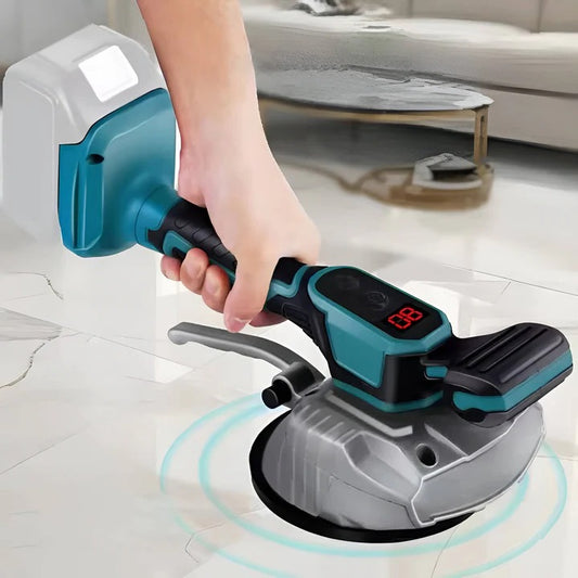 Handheld Tile Leveling Tool with Suction Base for Floor and Wall Installation