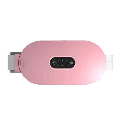 Wearable Menstrual Pain Relief Belt with Heated Vibration Massage for Abdomen