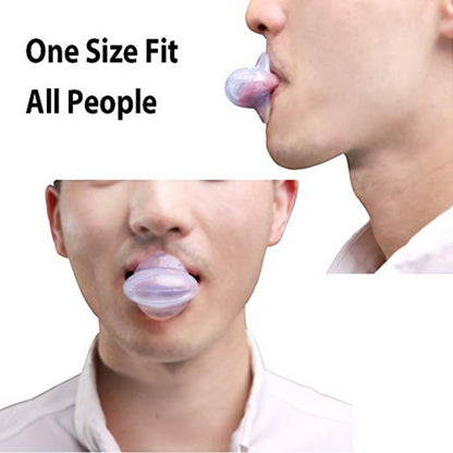 Tongue Stabilizing Anti-Snore Mouthpiece for Improved Airway and Sleep Quality