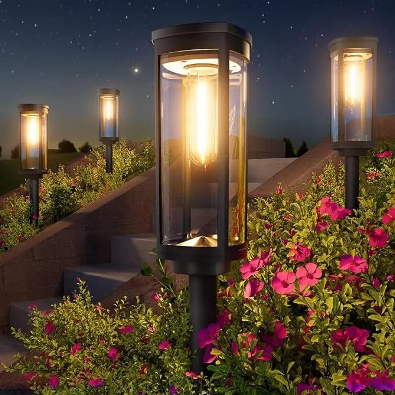 Solar Pathway Lights for Garden and Walkway, Set of 2