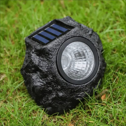 Solar Rock Spotlight for Garden Landscape and Yard Lighting