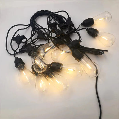 Outdoor Waterproof Edison Bulb String Lights for Patio Garden and Party Decor