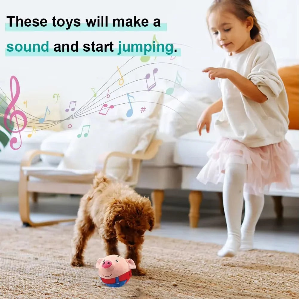 Self Moving Dog Ball with Built In Music and Vibration for Play Use