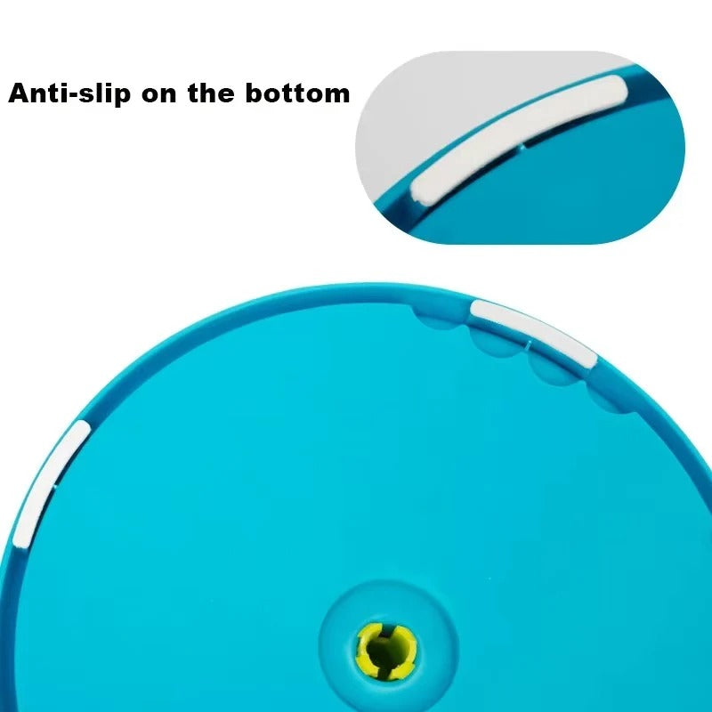 Slow Feeder Puzzle Bowl for Dogs and Cats with Non Slip Base Tray
