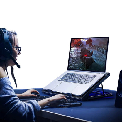 Laptop Cooling Pad with 6 Fan Ventilation for Desktop Use
