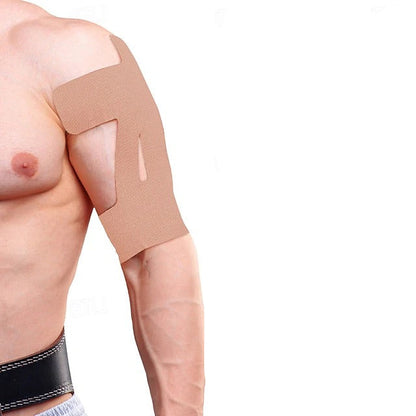 Kinesiology Athletic Tape for Shoulder Support and Muscle Recovery, Pre Cut Waterproof Sports Wrap