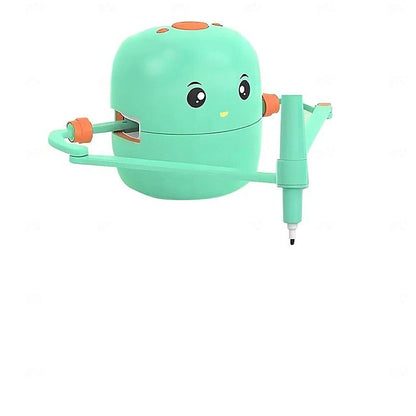 Kids Drawing Robot Machine with 100 Art Cards and 2 Pens, Auto Sketch Learning Toy