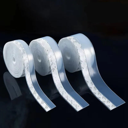 Clear Adhesive Door Seal Strip for Draft and Gap Protection Support, 16.4 Feet