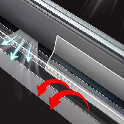 Clear Adhesive Door Seal Strip for Draft and Gap Protection Support, 16.4 Feet