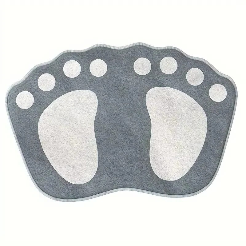 Soft Microfiber Bath Mat with Non Slip Base for Bathroom Use
