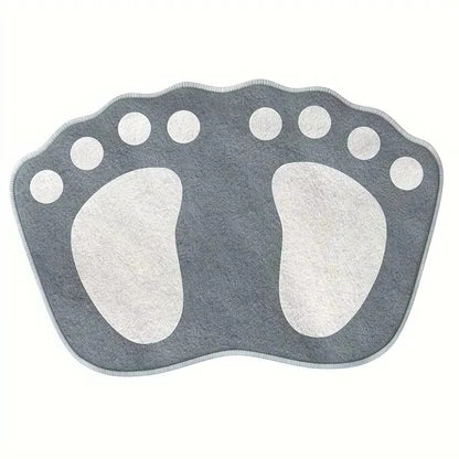 Soft Microfiber Bath Mat with Non Slip Base for Bathroom Use