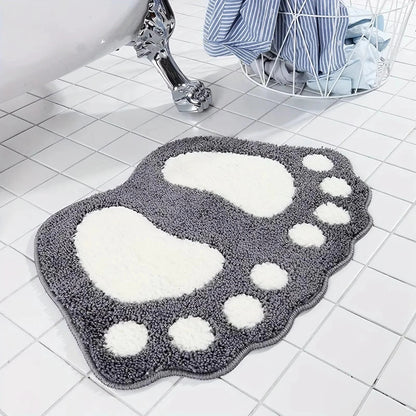 Soft Microfiber Bath Mat with Non Slip Base for Bathroom Use