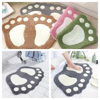 Soft Microfiber Bath Mat with Non Slip Base for Bathroom Use