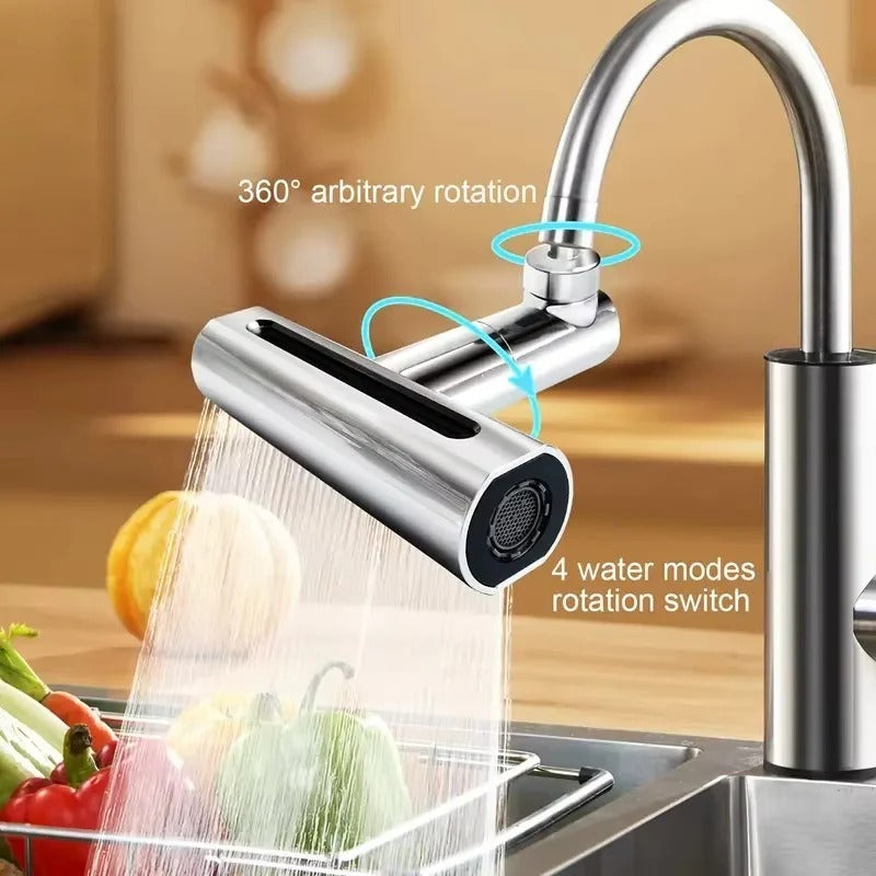 Water Splash Guard Faucet Extender for Kitchen and Bathroom Sink Use