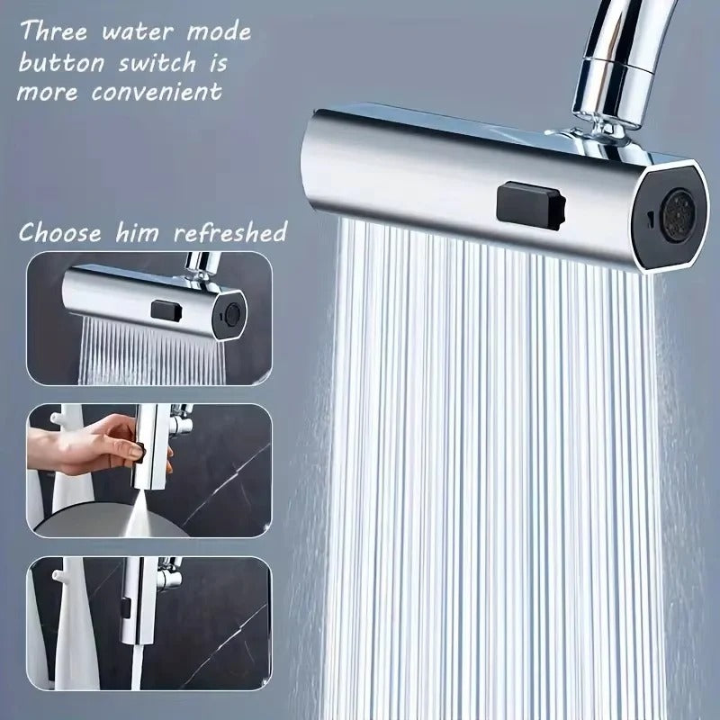 Water Splash Guard Faucet Extender for Kitchen and Bathroom Sink Use