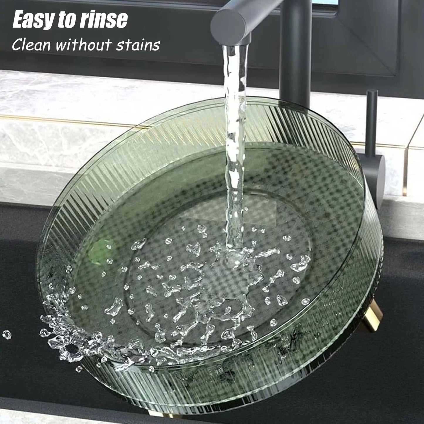 Rotating Makeup Organizer with 360 Degree Base for Vanity and Counter Use