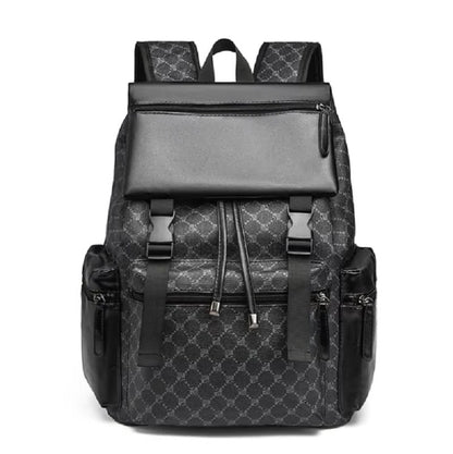 Leather Carry On Backpack with Padded Back and 15 Inch Laptop Fit