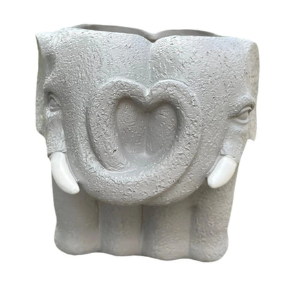 Small Cartoon Resin Planter for Indoor Desk Shelf and Windowsill Decor
