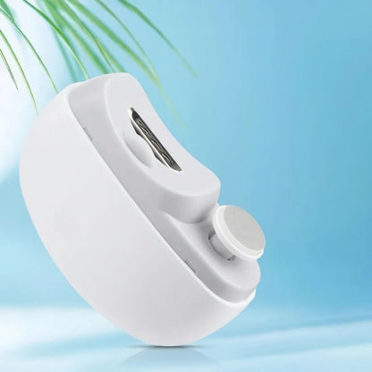 Battery Powered Nail File and Buffer with Rotating Grinding Head for Smooth Nail Care
