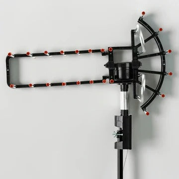 Outdoor TV Antenna for UHF, VHF and FM with a Built In Amplifier, Motorized 360 Degree Rotation and a Remote