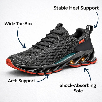 Mens Orthopedic Athletic Sneakers with Supportive Sole