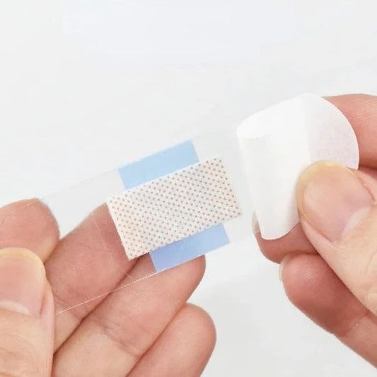 Clear Waterproof Wound Cover Strips with Adhesive Backing for Kids and Adults