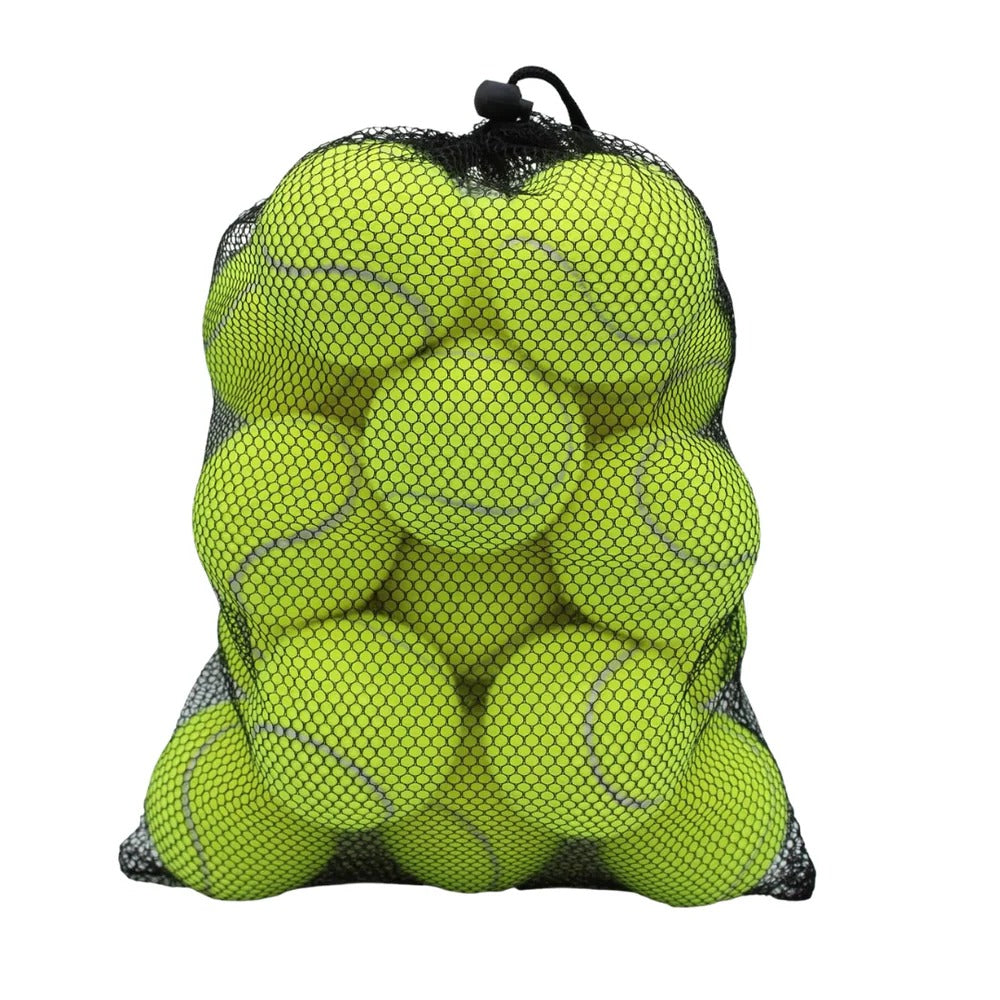 Practice Tennis Ball with Mesh Carrying Bag and Standard Size, Set of 20