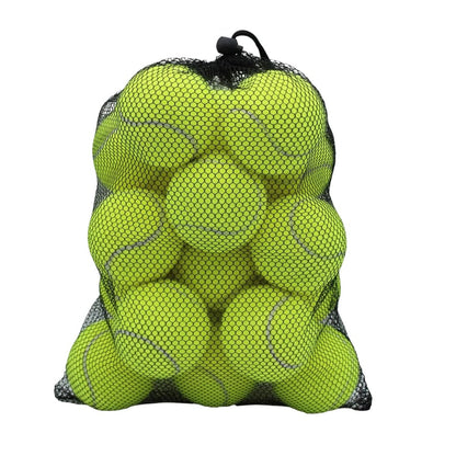 Practice Tennis Ball with Mesh Carrying Bag and Standard Size, Set of 20