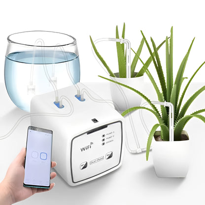 WiFi Smart Plant Watering System with 20 Drip Ports