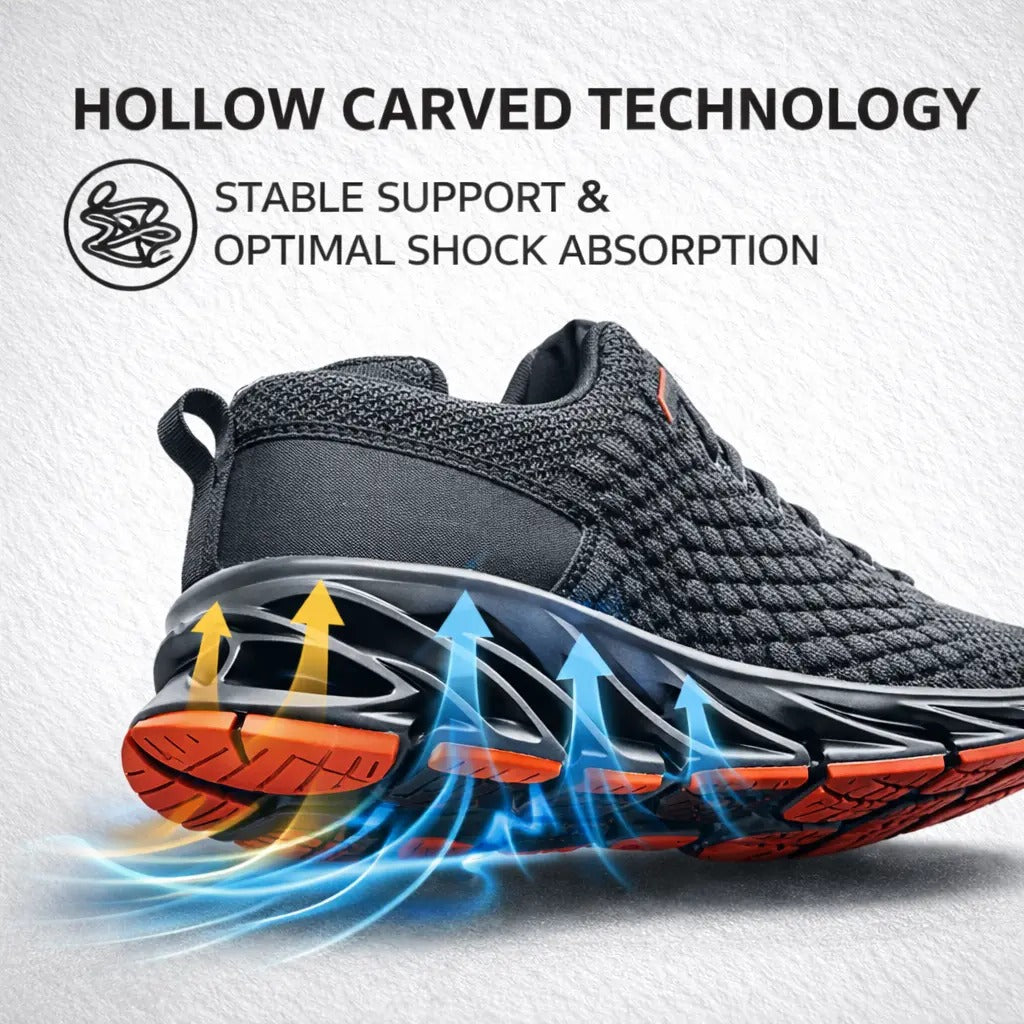 Mens Orthopedic Athletic Sneakers with Supportive Sole
