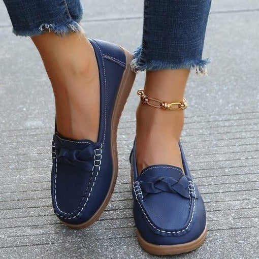 Womens Slip on Loafers with Cushioned Footbed and Anti Slip Sole