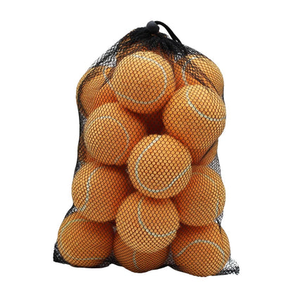 Practice Tennis Ball with Mesh Carrying Bag and Standard Size, Set of 20