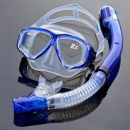 Tempered Glass Scuba Diving Mask with Adjustable Silicone Strap