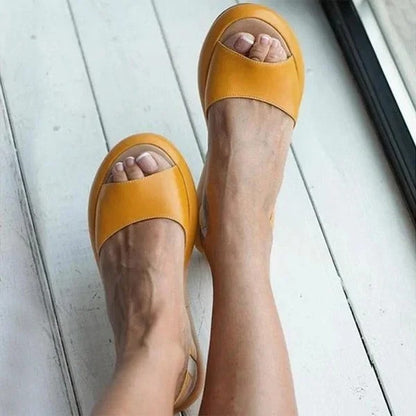 Casual Open Toe Sandals with Elastic Band for Women