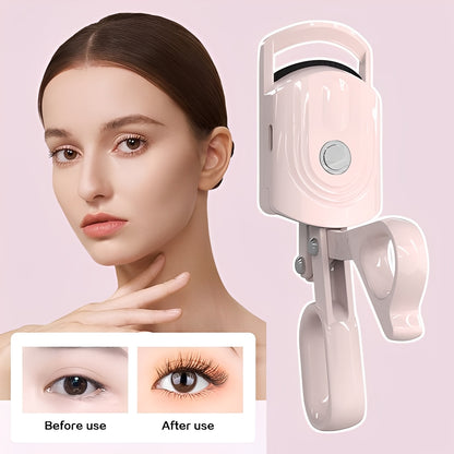 Rechargeable Heated Electric Lash Curler for Eye Makeup