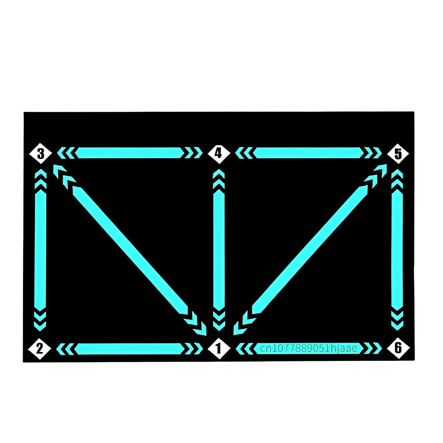 Football Training Mat with Guided Video Workout Program