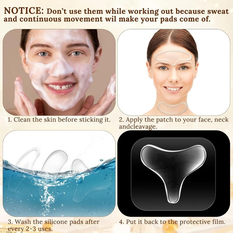 Transparent Chest Lifting Patch for Anti Aging Skin Care