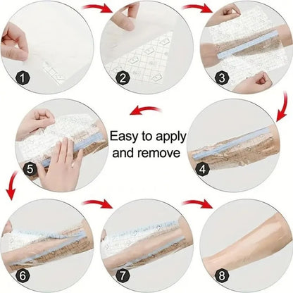 Transparent Waterproof PU Adhesive Bandages for Tattoo and Shower Protection Support