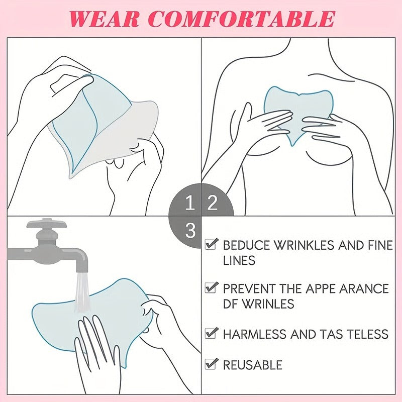 Transparent Chest Lifting Patch for Anti Aging Skin Care