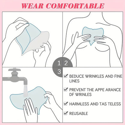 Transparent Chest Lifting Patch for Anti Aging Skin Care