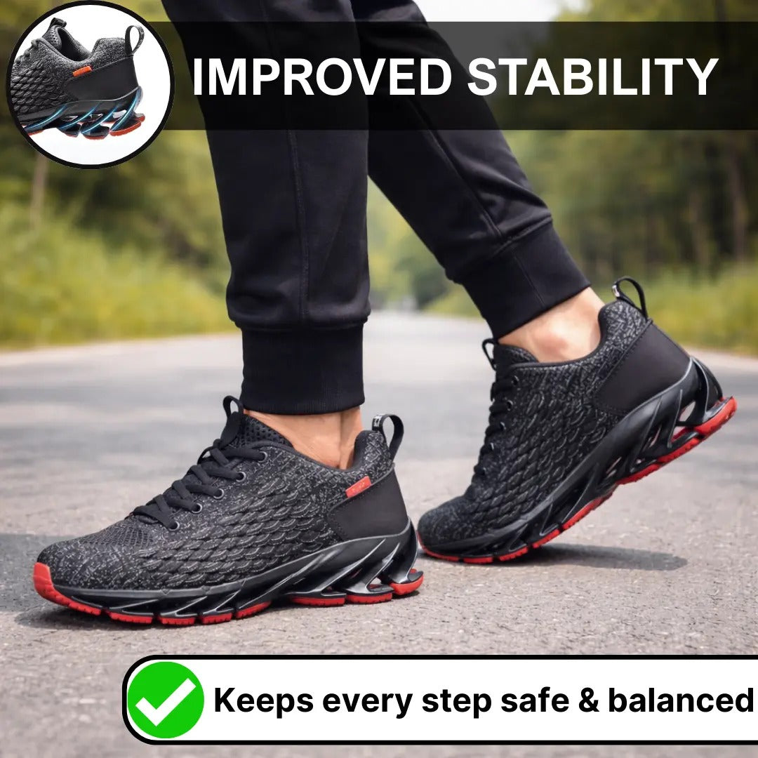 Mens Orthopedic Athletic Sneakers with Supportive Sole