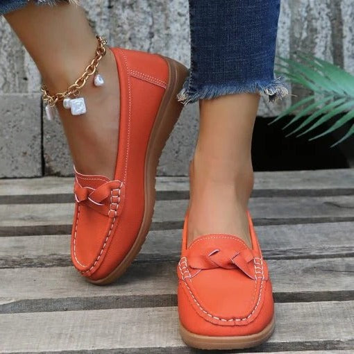 Womens Slip on Loafers with Cushioned Footbed and Anti Slip Sole